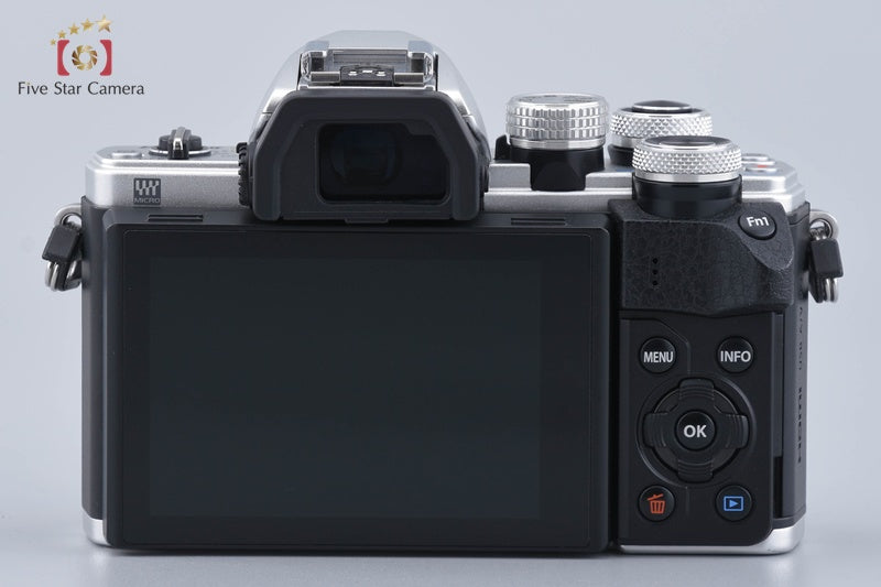 Olympus OM-D E-M10 Mark II Silver 16.1MP Digital Mirrorless Camera w/ Box