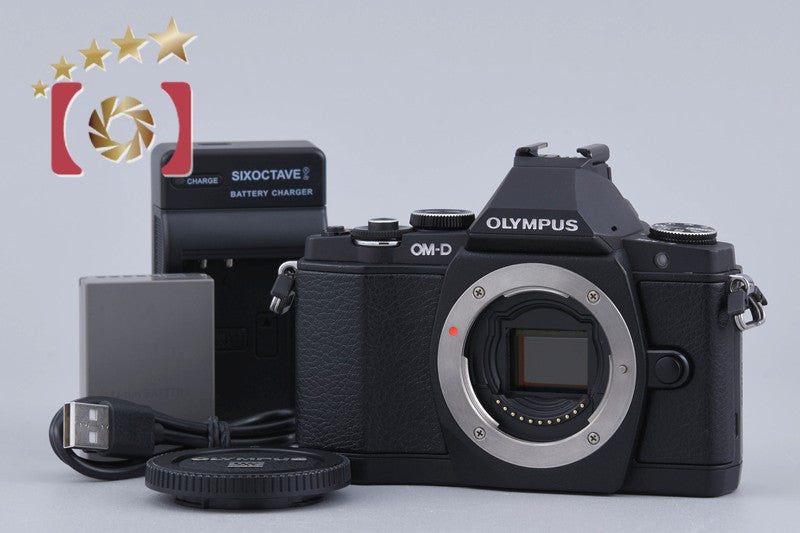 Count 667 Olympus OM-D E-M5 Black 16.0MP Digital Mirrorless Camera