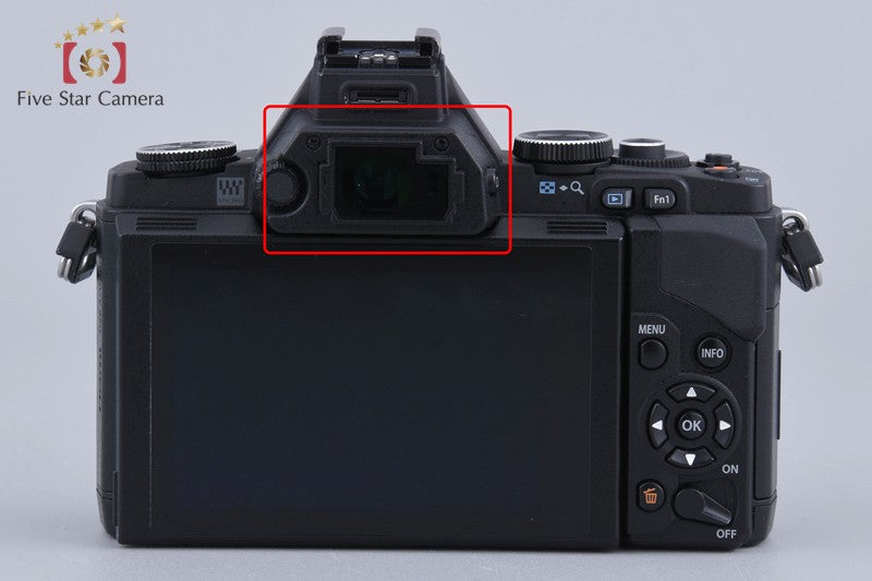 Count 667 Olympus OM-D E-M5 Black 16.0MP Digital Mirrorless Camera