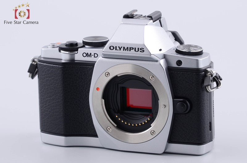 "Count 579" Olympus OM-D E-M5 Silver 16.0 MP Digital Mirrorless Camera Body