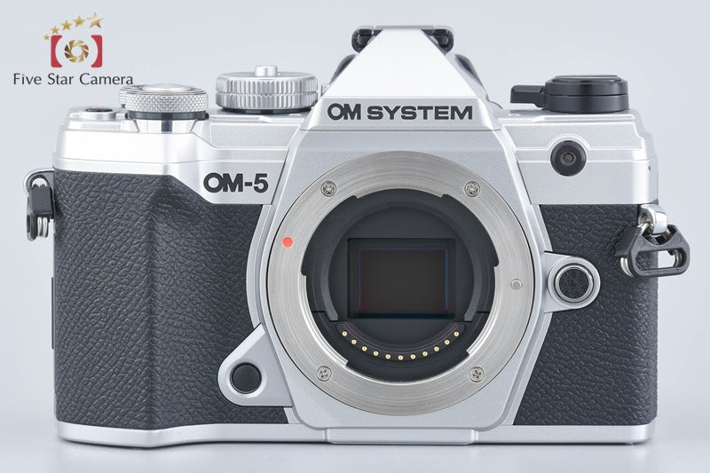 "Count 4,793" OM SYSTEM OM-5 Silver 20.4 MP Digital Camera 14-150mm II Lens