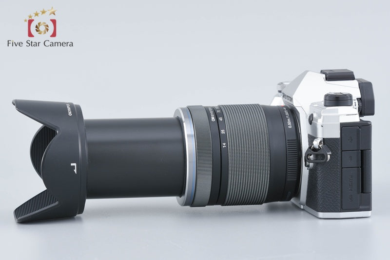 "Count 4,793" OM SYSTEM OM-5 Silver 20.4 MP Digital Camera 14-150mm II Lens