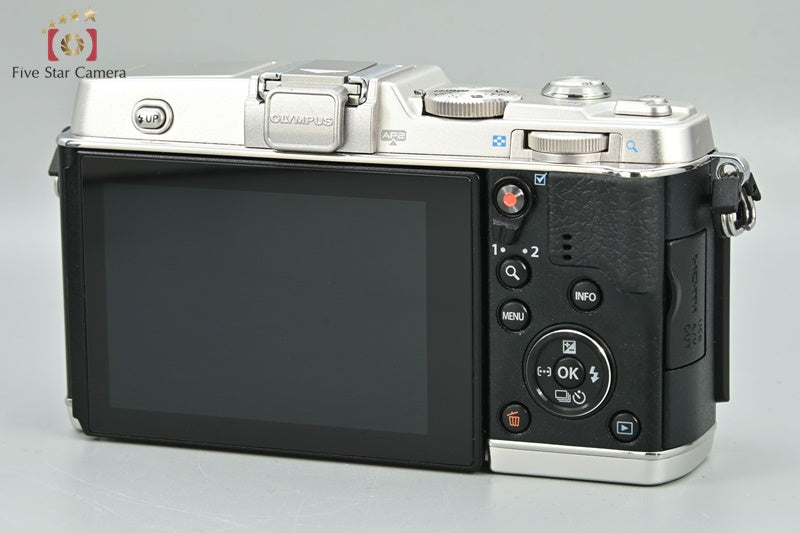 Olympus PEN E-P5 Silver 16.1 MP Mirrorless Camera