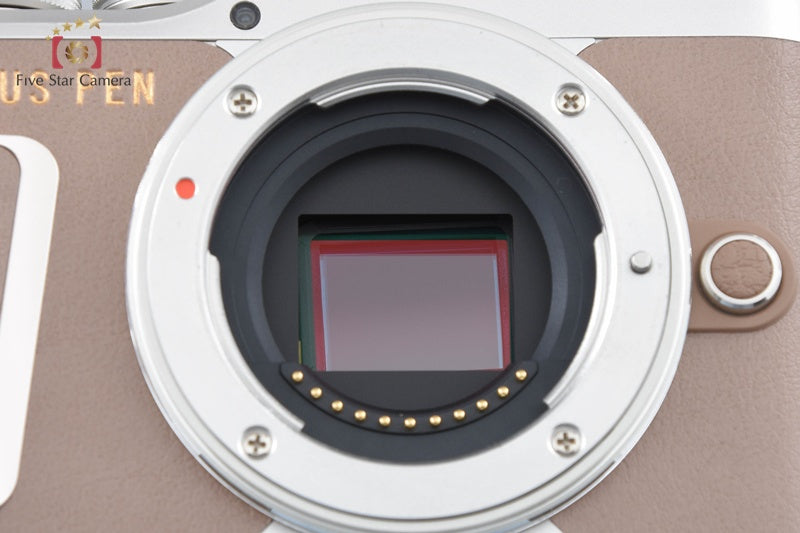 "Count 988" Olympus PEN E-PL10 Brown 16.1 MP EZ 14-42 40-150 Lenses w/ Box