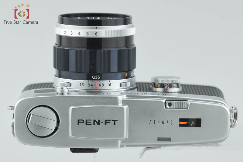 Olympus PEN FT Silver 35mm Half Frame Film Camera + G.ZUIKO AUTO-S 40mm f/1.4