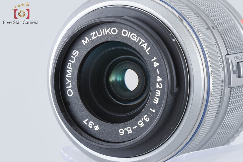 "Count 2,150" Olympus PEN Lite E-PL7 Silver 16.1 MP 14-42 40-150 Lenses