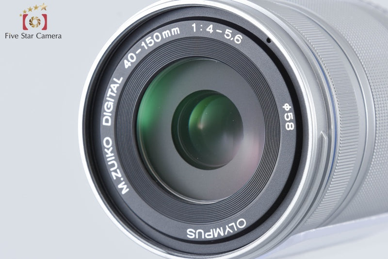 "Count 2,150" Olympus PEN Lite E-PL7 Silver 16.1 MP 14-42 40-150 Lenses