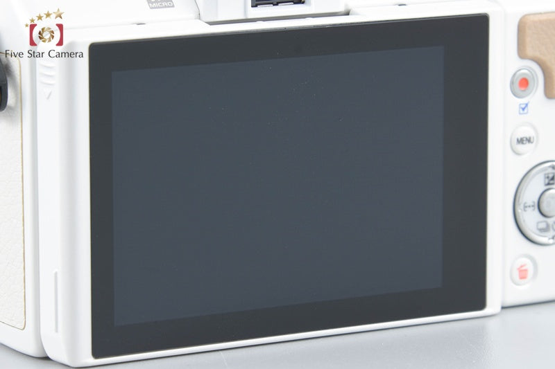 "Count 905" Olympus PEN Lite E-PL7 White 16.1 MP EZ 14-42 40-150 Lenses w/ Box