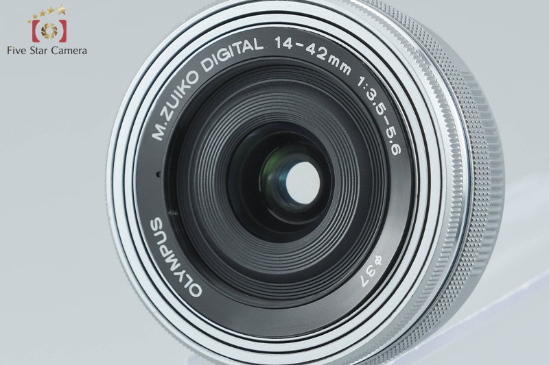 "Count 1,506" Olympus PEN Lite E-PL7 Silver 16.1 MP EZ 14-42 40-150 Lenses