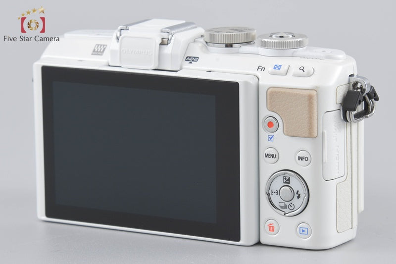 "Count 1,154" Olympus PEN Lite E-PL7 White 16.1 MP EZ 14-42 40-150 Lenses w/ Box