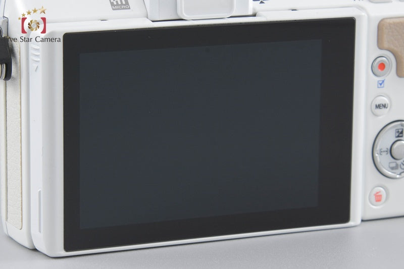 "Count 1,154" Olympus PEN Lite E-PL7 White 16.1 MP EZ 14-42 40-150 Lenses w/ Box