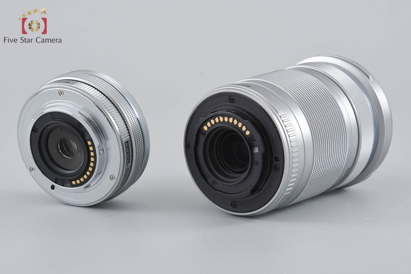 "Count 1,154" Olympus PEN Lite E-PL7 White 16.1 MP EZ 14-42 40-150 Lenses w/ Box