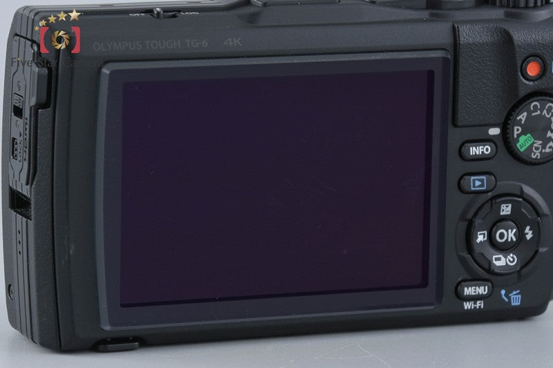 "Count 863" Olympus Tough TG-6 Black 12.0MP 15m Waterproof Digital Camera w/ Box