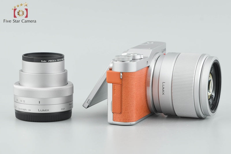 Panasonic LUMIX G DC-GF9W Orange Double Lens Kit (Japanese Language Only)