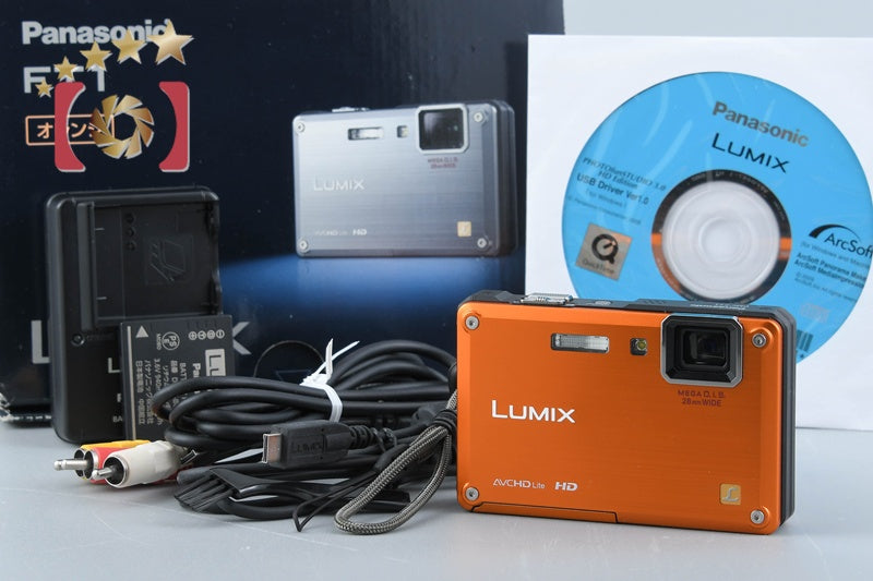 Panasonic LUMIX DMC-FT1 Sunrise Orange Digital Camera (Japanese Language Only)
