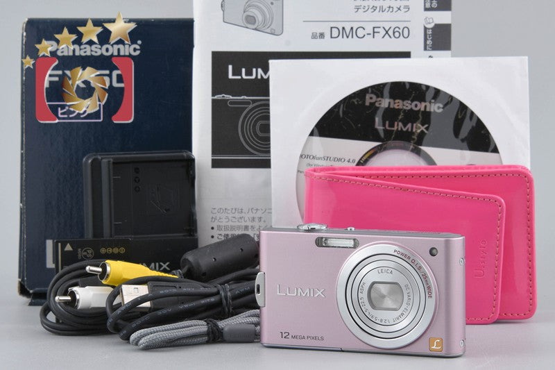 Panasonic LUMIX DMC-FX60 Sweet Pink Digital Camera (Japanese Language Only)