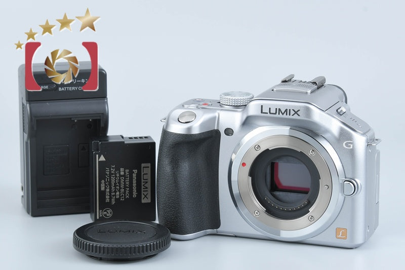 Panasonic LUMIX DMC-G5 Silver Mirrorless Camera (Japanese Language Only)