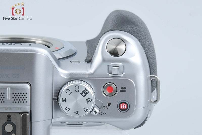 Panasonic LUMIX DMC-G5 Silver Mirrorless Camera (Japanese Language Only)