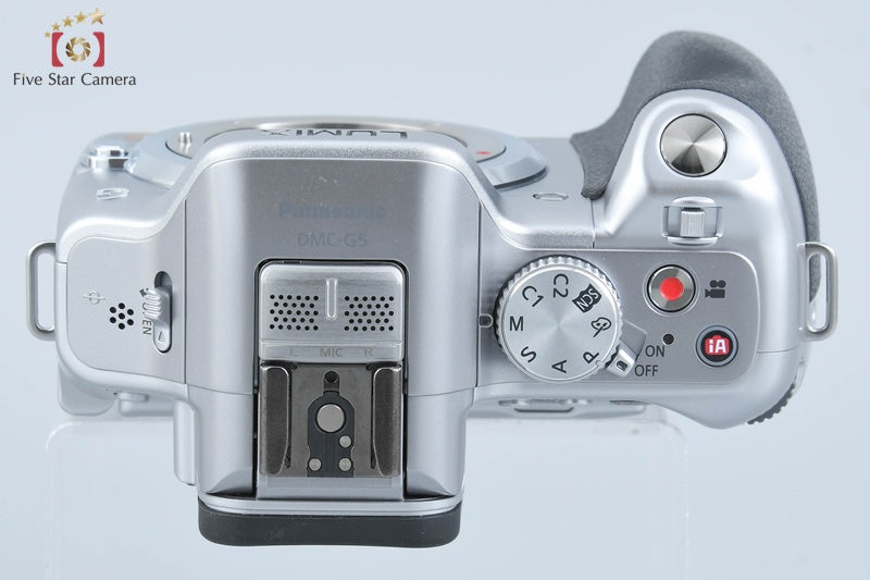 Panasonic LUMIX DMC-G5 Silver Mirrorless Camera (Japanese Language Only)