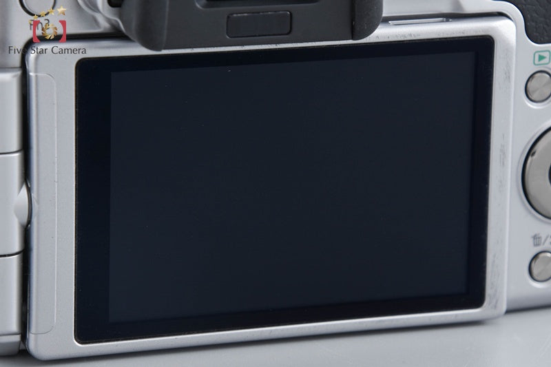 Panasonic LUMIX DMC-G5W Silver Double Zoom Lens Kit (Japanese Language Only)