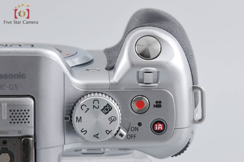 Panasonic LUMIX DMC-G5W Silver Double Zoom Lens Kit (Japanese Language Only)