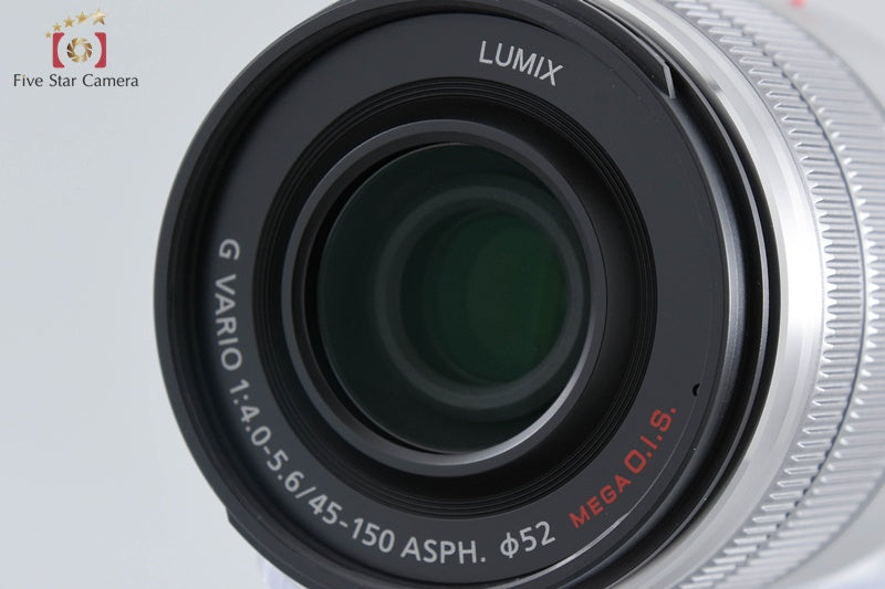 Panasonic LUMIX DMC-G5W Silver Double Zoom Lens Kit (Japanese Language Only)