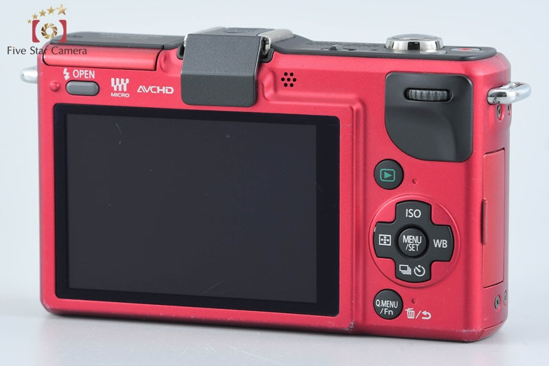 Panasonic LUMIX DMC-GF2 Red Mirrorless Camera (Japanese Language Only)