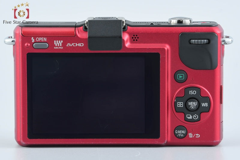 Panasonic LUMIX DMC-GF2 Red Mirrorless Camera (Japanese Language Only)