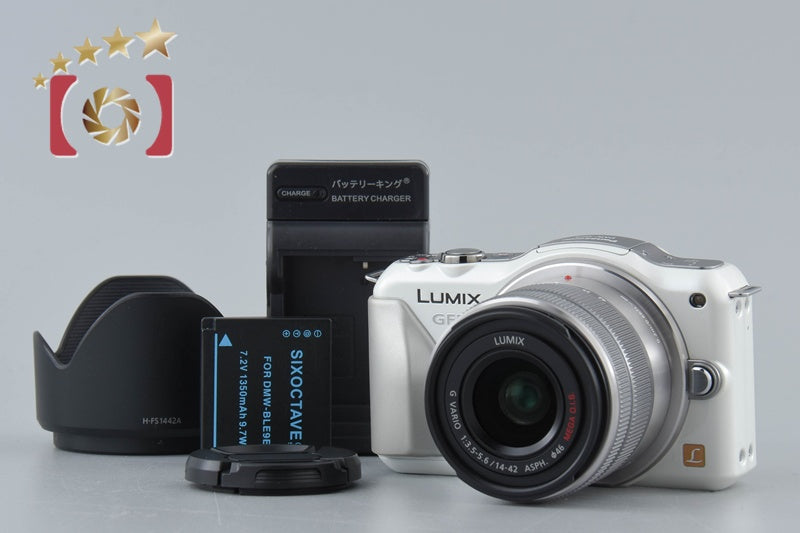 Panasonic LUMIX DMC-GF5 Shell White + 14-42 Lens (Japanese Language Only)