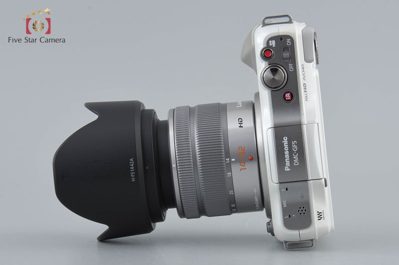 Panasonic LUMIX DMC-GF5 Shell White + 14-42 Lens (Japanese Language Only)