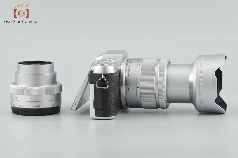 Panasonic LUMIX DMC-GF7W Double Zoom Lens Kit Silver (Japanese Language Only)