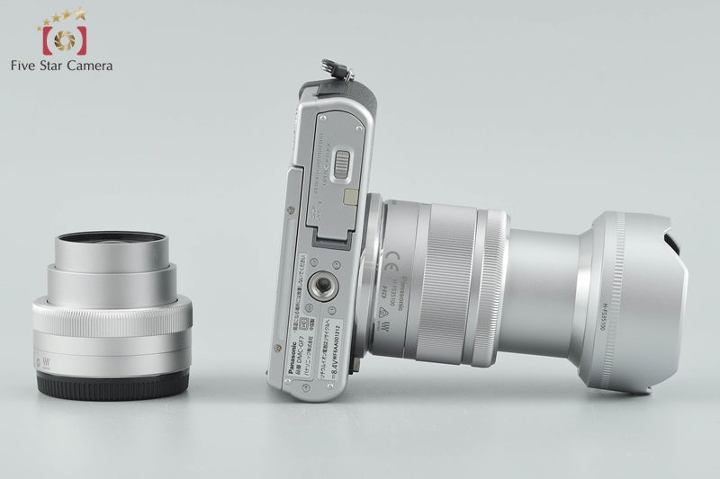 Panasonic LUMIX DMC-GF7W Double Zoom Lens Kit Silver (Japanese Language Only)