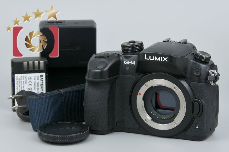 Panasonic LUMIX DMC-GH4 Black Mirrorless Camera (Japanese Language Only)