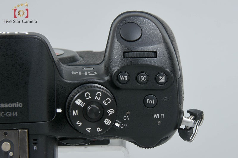 Panasonic LUMIX DMC-GH4 Black Mirrorless Camera (Japanese Language Only)