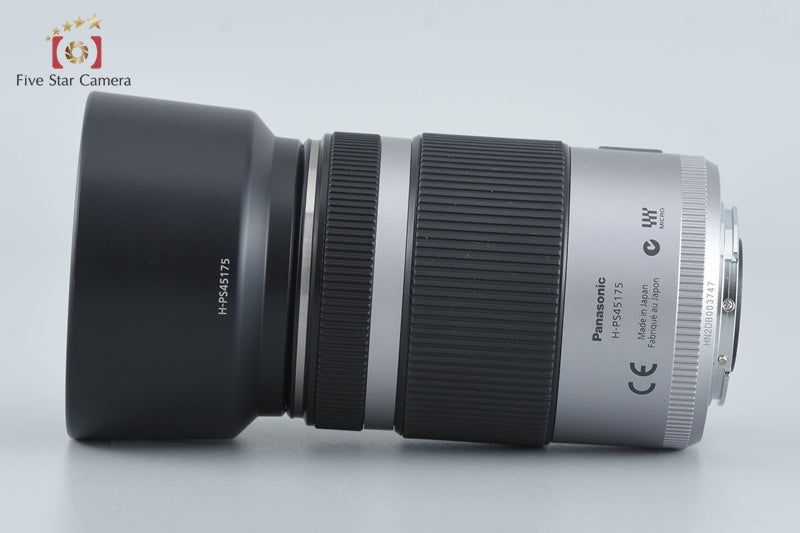 Panasonic LUMIX G VARIO 45-175mm f/4-5.6 ASPH. POWER O.I.S. H-PS45175 Silver