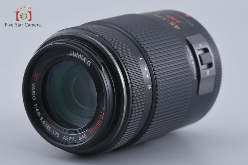 Panasonic LUMIX G X VARIO 45-175mm f/4-5.6 ASPH. POWER O.I.S. H-PS45175 Black