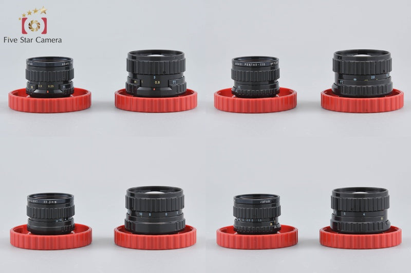 Pentax 110 PF 18mm f/2.8 + 18mm f/2.8 + 24mm f/2.8 + 50mm f/2.8