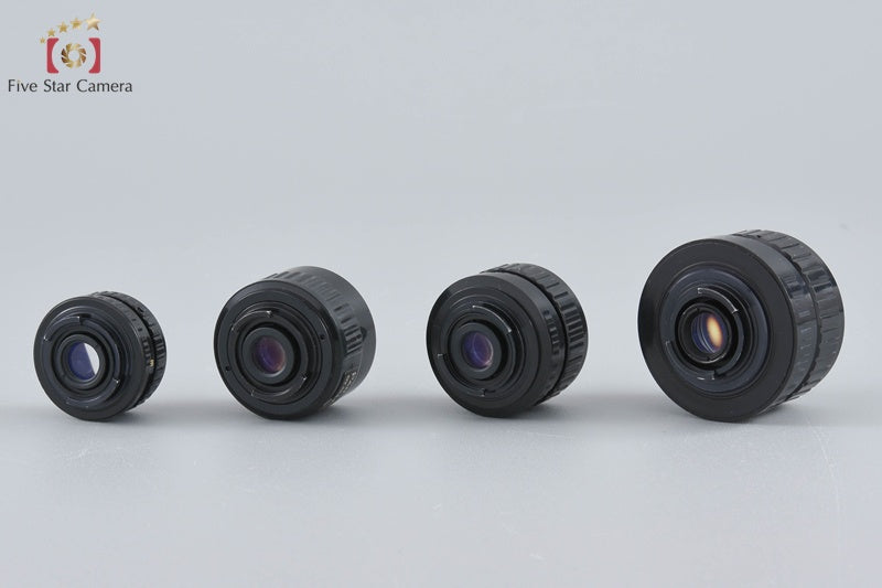 Pentax 110 PF 18mm f/2.8 + 18mm f/2.8 + 24mm f/2.8 + 50mm f/2.8