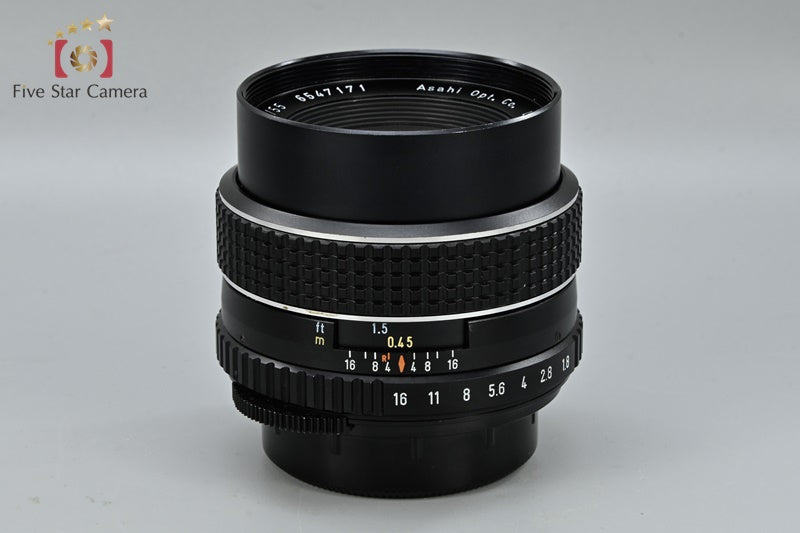 PENTAX SMC TAKUMAR 55mm f/1.8 M42 Mount Lens