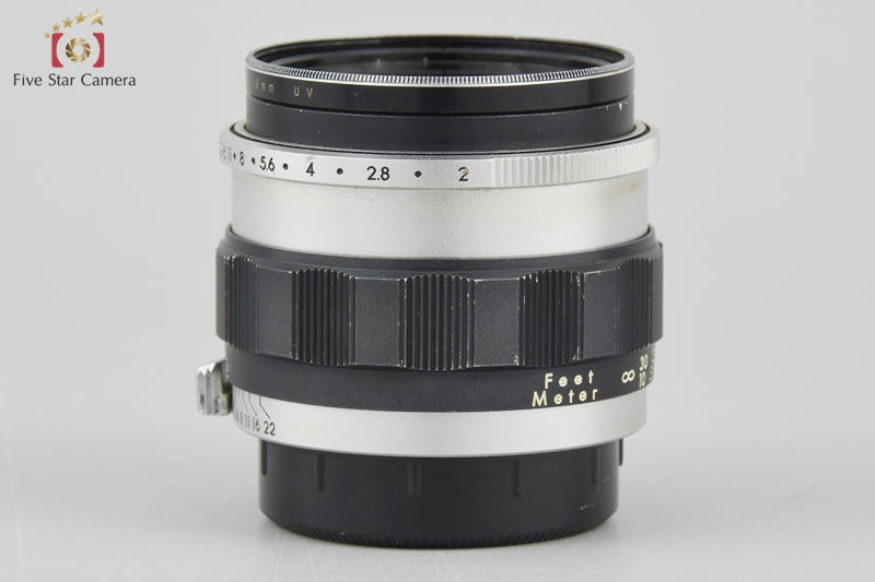 PENTAX Auto-Takumar 55mm f/2 M42 Mount Lens
