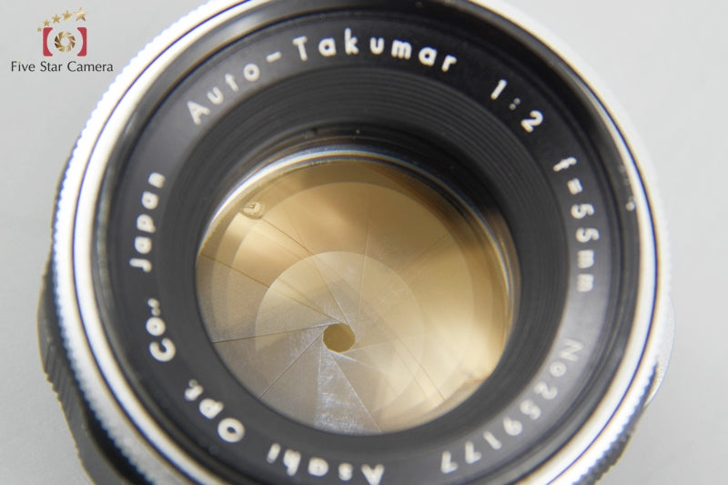 PENTAX Auto-Takumar 55mm f/2 M42 Mount Lens