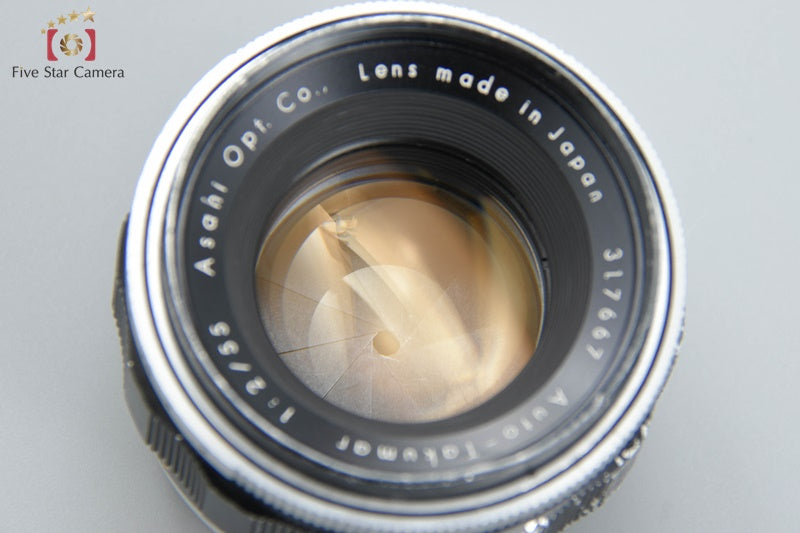 Very Good!! PENTAX Auto-Takumar 55mm f/2 M42 Mount Lens