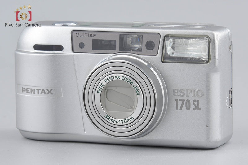 Pentax ESPIO 170SL Silver 35mm Point & Shoot Film Camera