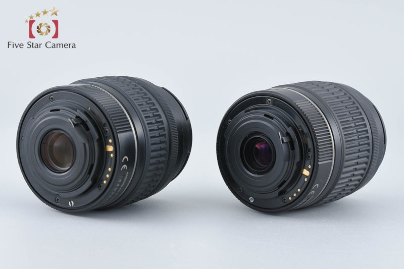 PENTAX K-30 Black 16.3 MP DSLR Camera 18-55 50-200 Lenses