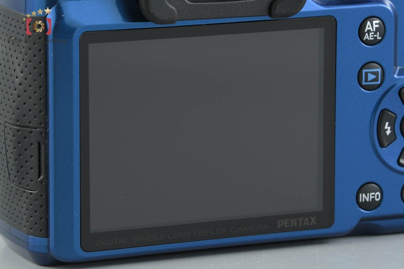 PENTAX K-30 Crystal Blue 16.3 MP DSLR Camera + SMC DA 18-55mm f/3.5-5.6 AL