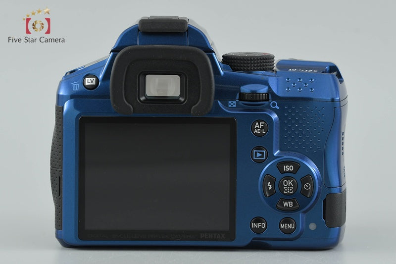 PENTAX K-30 Crystal Blue 16.3 MP DSLR Camera + SMC DA 18-55mm f/3.5-5.6 AL