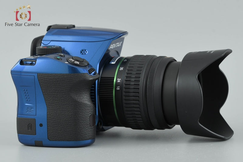 PENTAX K-30 Crystal Blue 16.3 MP DSLR Camera + SMC DA 18-55mm f/3.5-5.6 AL