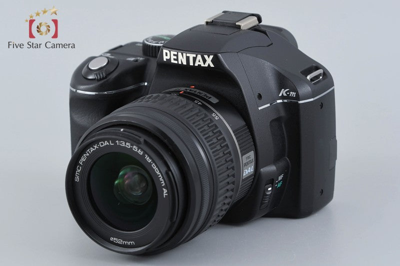 "Shutter count 5,761" Pentax K-m 10.2 MP DSLR 18-55 50-200 Lenses