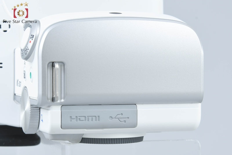 "Shutter count 2,192" Pentax K-S1 White 20.1 MP Digital SLR Camera Body