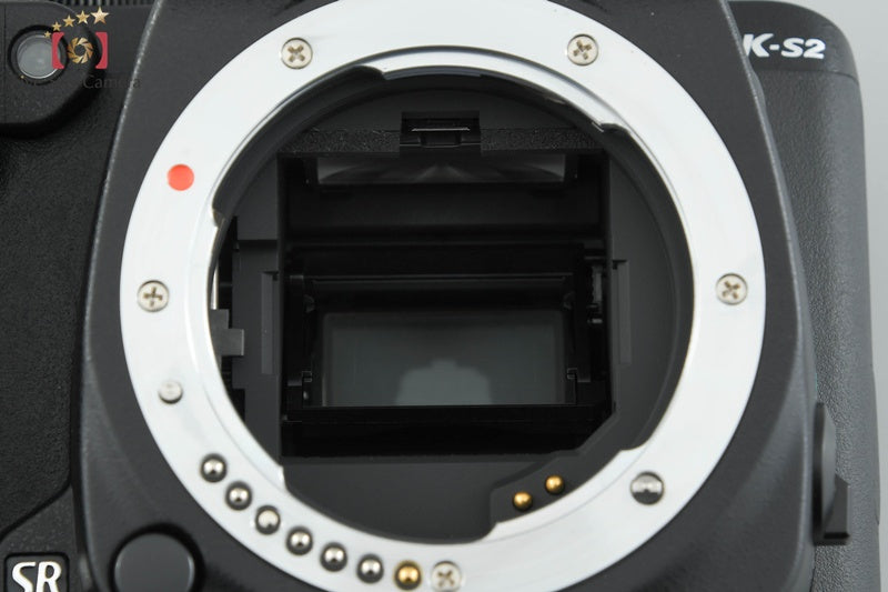 "Shutter count 3,302" PENTAX K-S2 Black 20.1 MP DSLR Camera Body